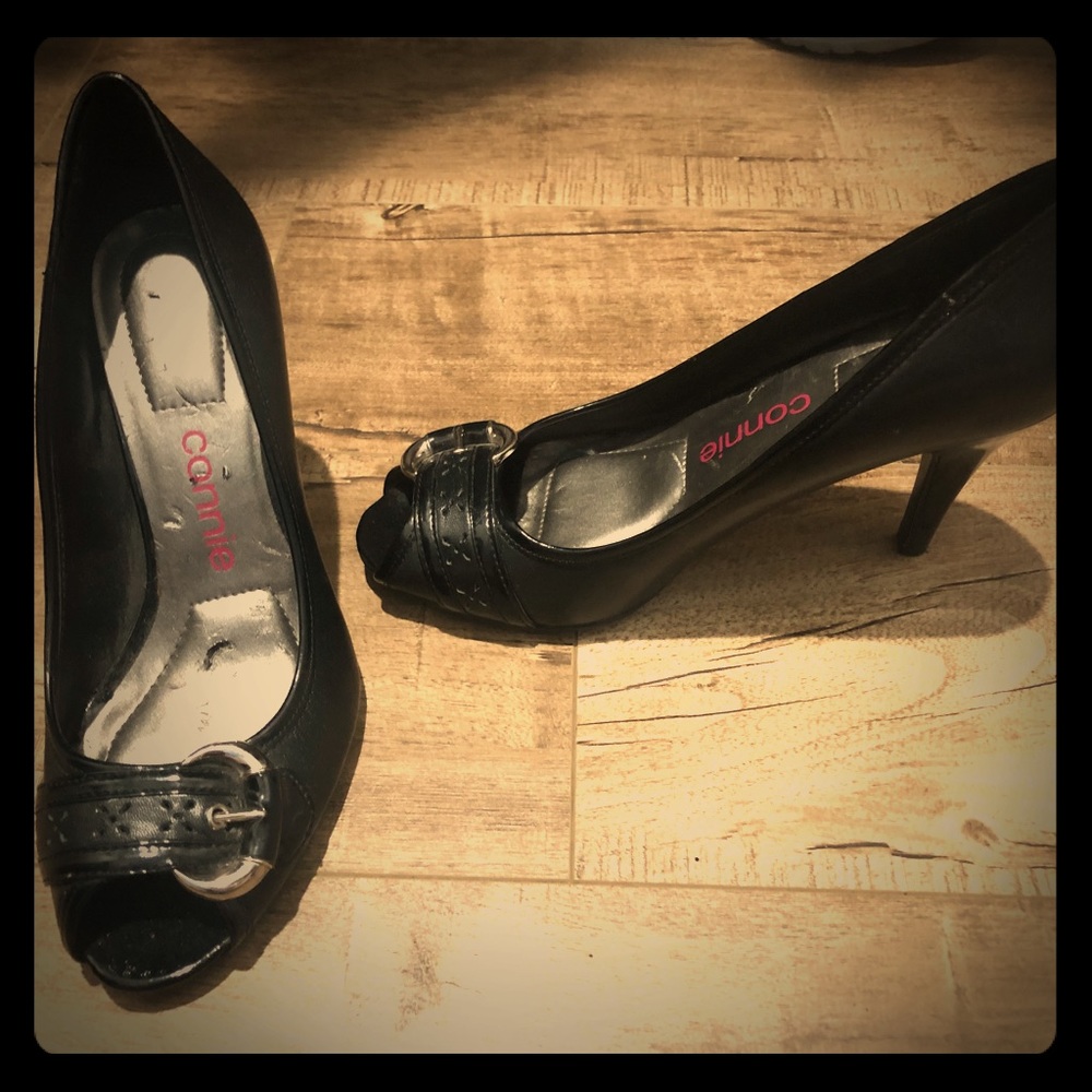 Black high heels